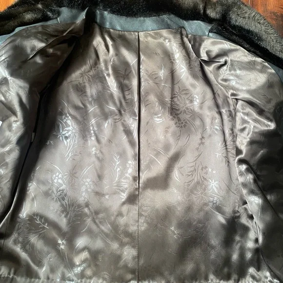 Vintage Career Originals chocolate brown faux fur, size 16 - Picture 13 of 13